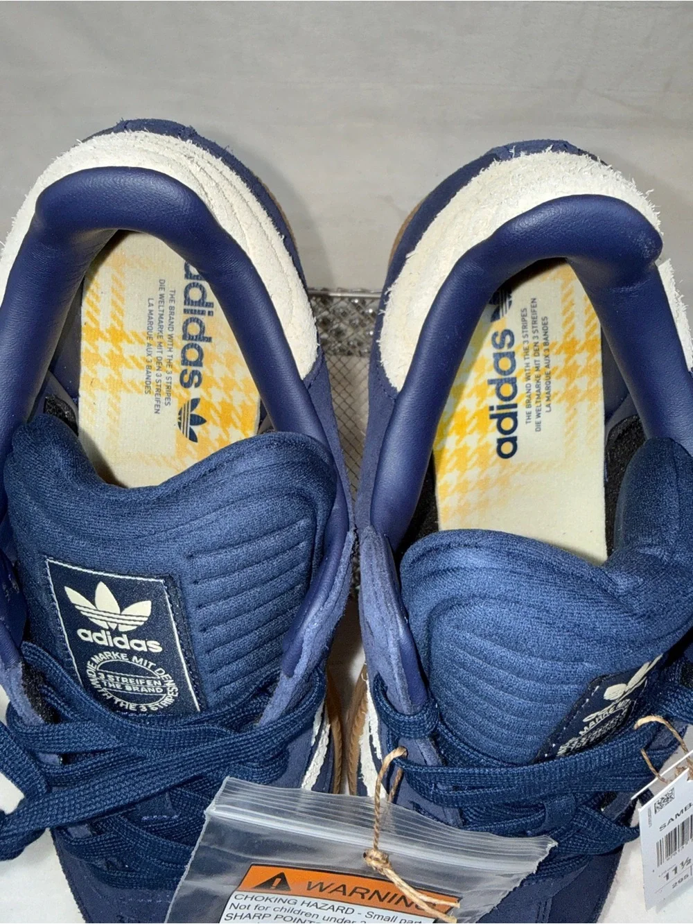 Adidas Samba XLG Navy Suede Sneakers Men’s 11.5 Women’s 12.5 JQ2885 NWT